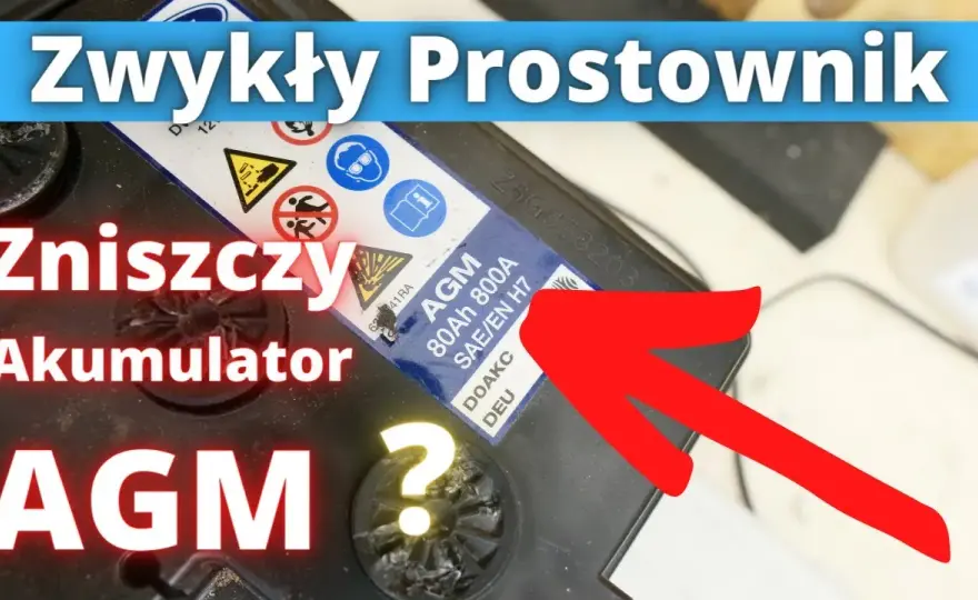 Czy akumulator AGM można ładować zwykłym prostownikiem? Ryzyko i zalecenia