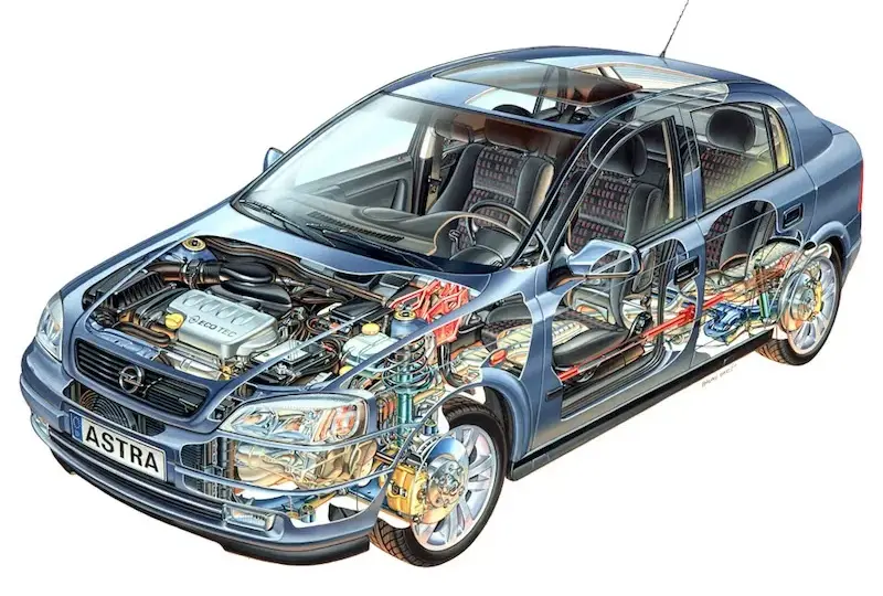 Które silniki Opla mają hydrauliczną regulację zaworów i ich zalety?