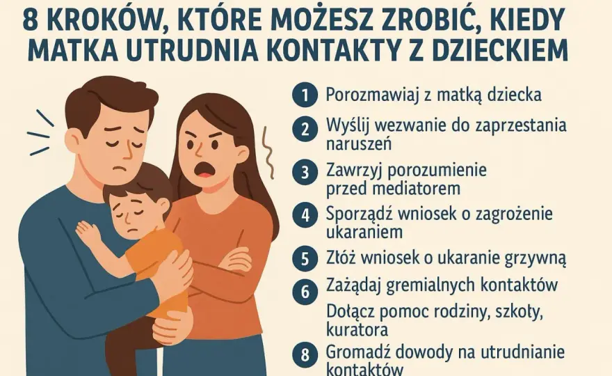 Wniosek o ukaranie za niewykonywanie kontaktów - Jak złożyć?