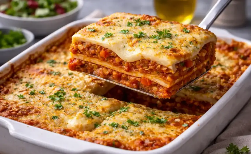 Vegane Gemüselasagne - So wird sie cremig und nicht wässrig
