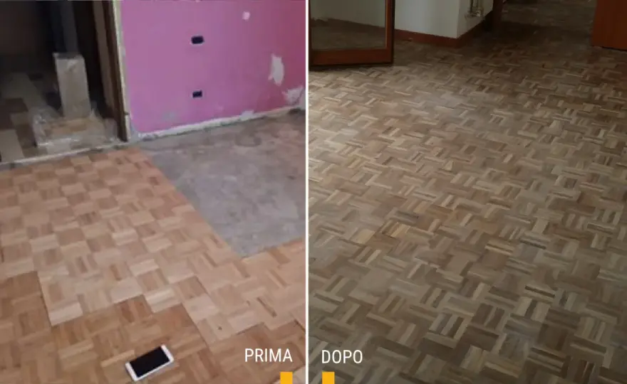 Parquet prima e dopo levigatura - Vale la pena?
