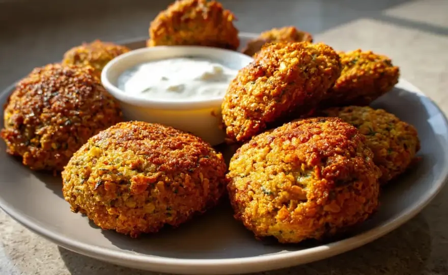 Falafel recept för frasig yta och luftig insida