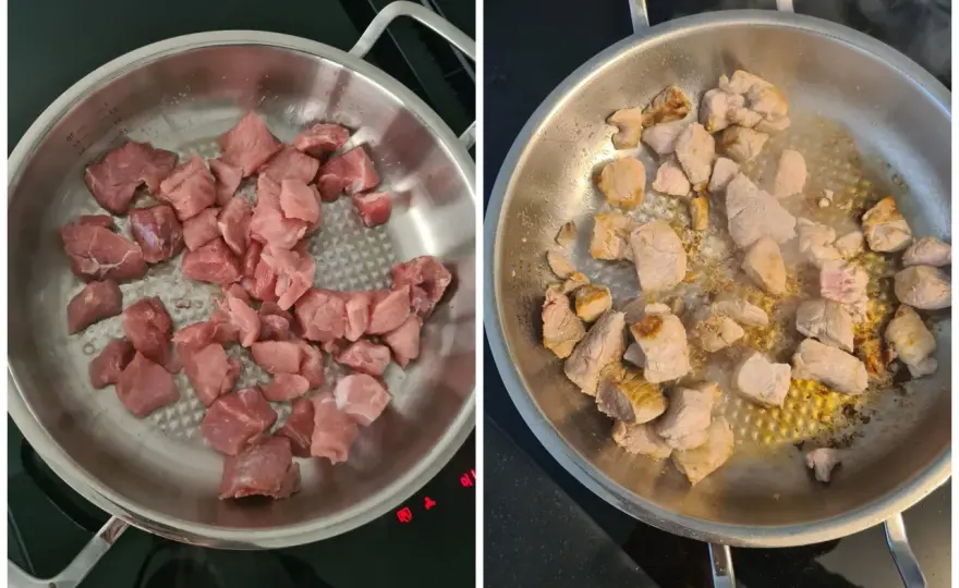 Schweinegulasch richtig kochen - So wird das Fleisch zart und saftig