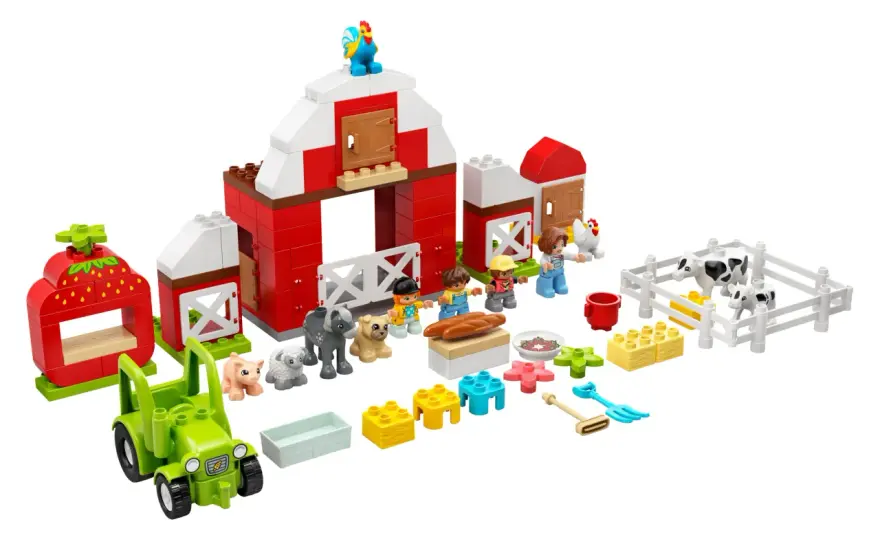 LEGO DUPLO Bauernhof bauen - so wird der Hof spielbar