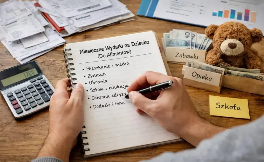 Zestawienie wydatków na dziecko do alimentów - jak je zrobić?