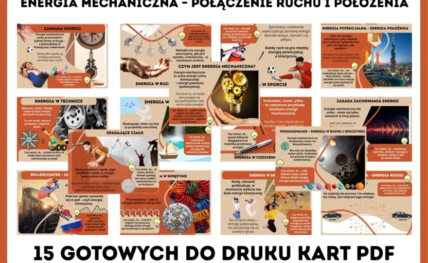 Energia mechaniczna - Zrozum i licz zadania z fizyki!