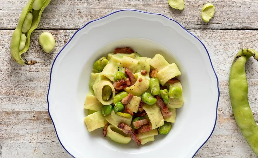 Pasta fave e pancetta - La ricetta perfetta in 20 minuti