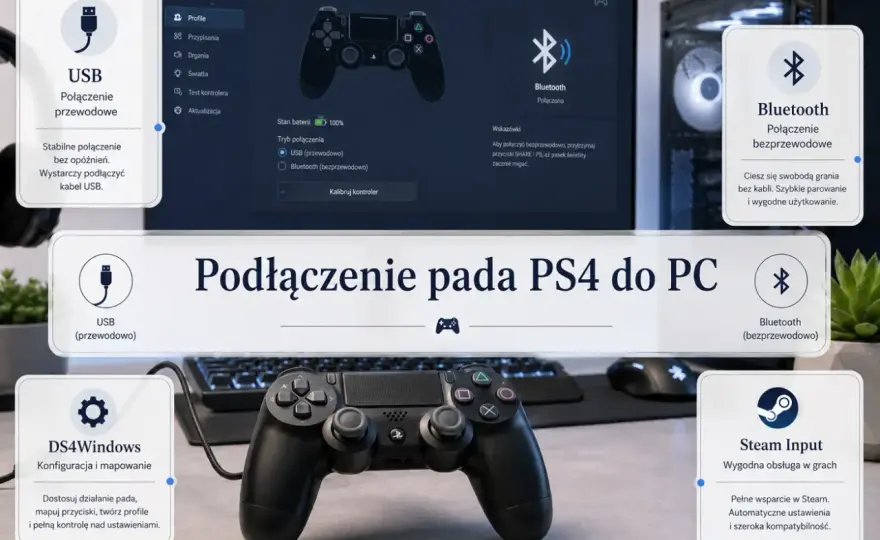 DS4Windows - Jak podłączyć pad PS4 do PC i uniknąć błędów?