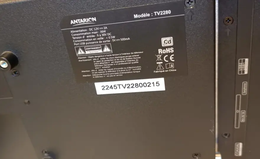 Problème TV Antarion en camping-car - La solution simple