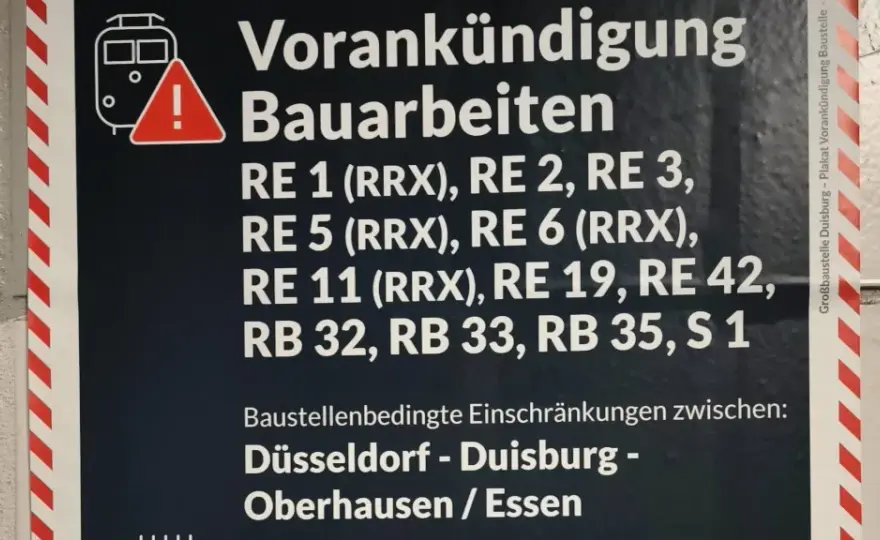 RE 1 Guide - Takt, Tarife & Baustellen für deine Fahrt durch NRW