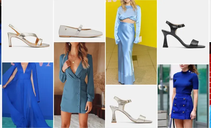 Vestido azul celeste: ¿qué zapatos elegir para cada ocasión?