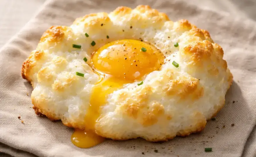 Œufs en nuage - la recette légère au jaune fondant