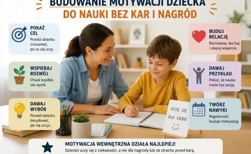 Jak zachęcić dziecko do nauki bez presji?