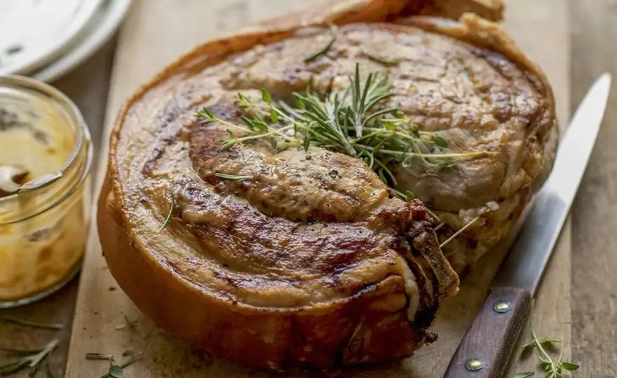 Rouelle de porc au barbecue - La cuisson juteuse et parfumée