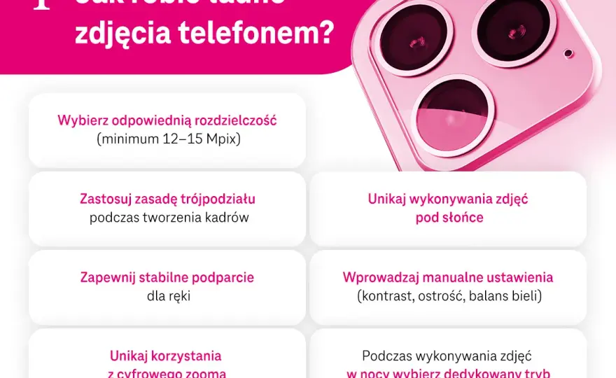 Ustawienia aparatu w telefonie - Zrób lepsze zdjęcia!