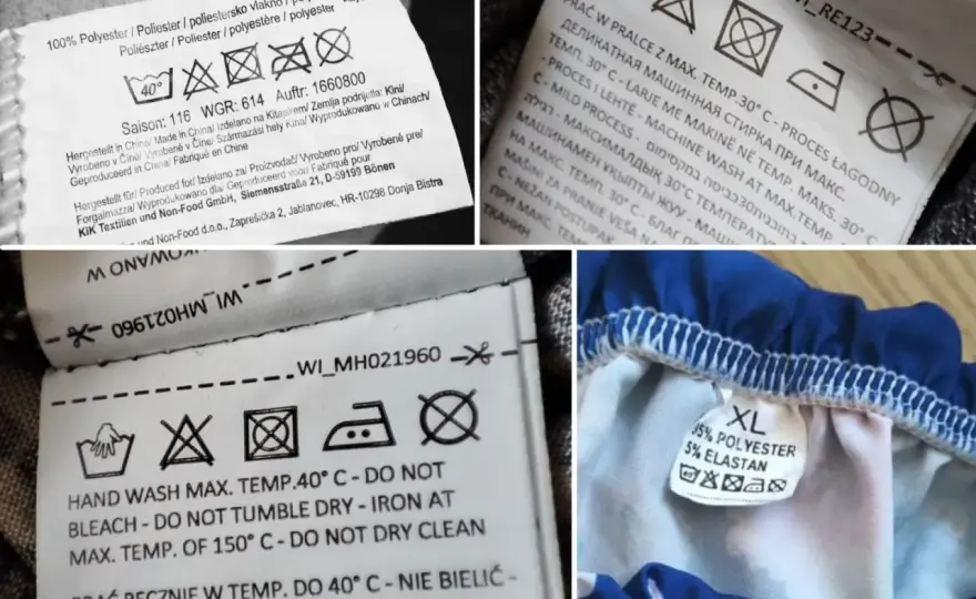Symbole na metkach ubrań - nie zniszcz swojej ulubionej odzieży