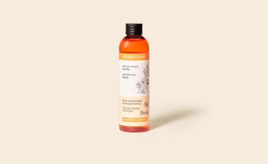 Huile de carotte pour le visage, usages et précautions