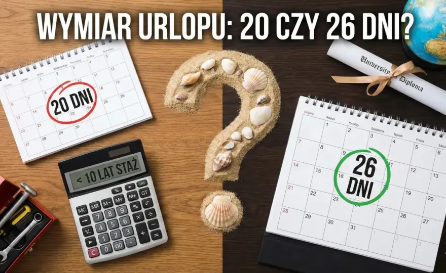 Ile dni urlopu przysługuje - 20 czy 26? Sprawdź, jak liczyć staż