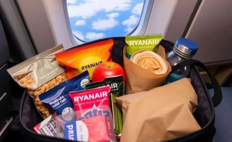 Czy można przewozić jedzenie w bagażu podręcznym Ryanair? Oto zasady