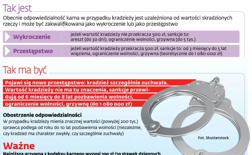 Kradzież zuchwała - co grozi sprawcy i czym różni się od rozboju?