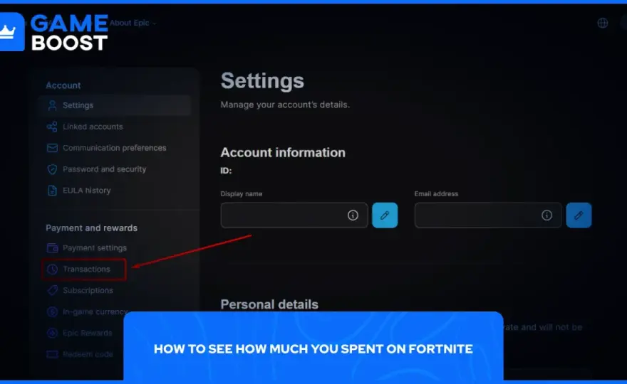 Fortnite: Ile wydałeś? Sprawdź wydatki krok po kroku!