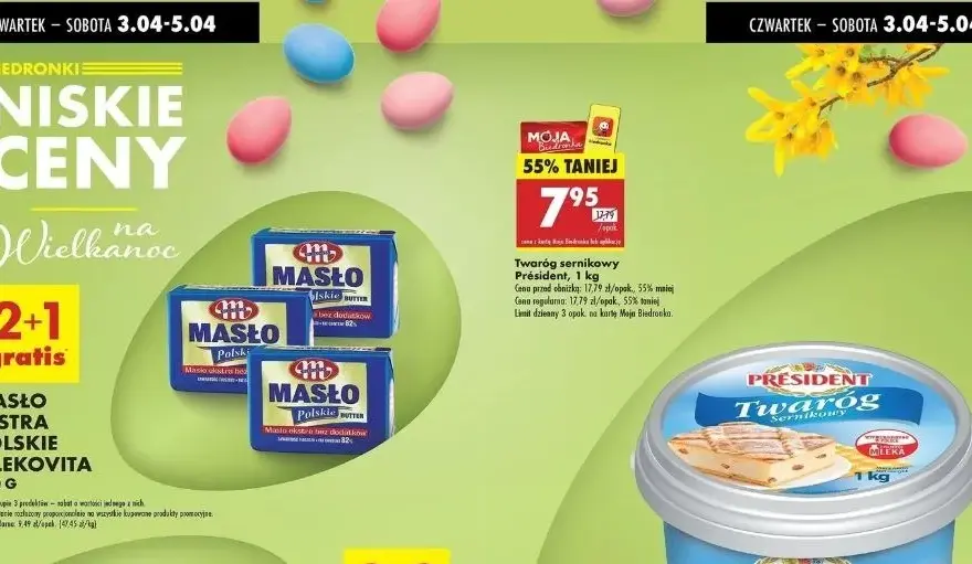 Masło w Biedronce: Jak znaleźć promocję? Sprawdź teraz!