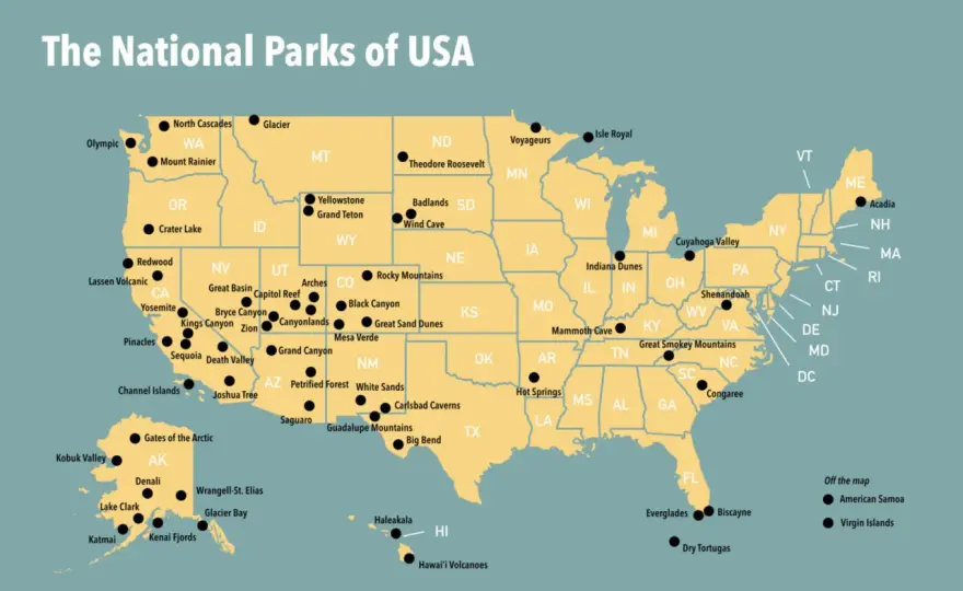 Nationalparks in den USA richtig planen - Route, Kosten, Saison
