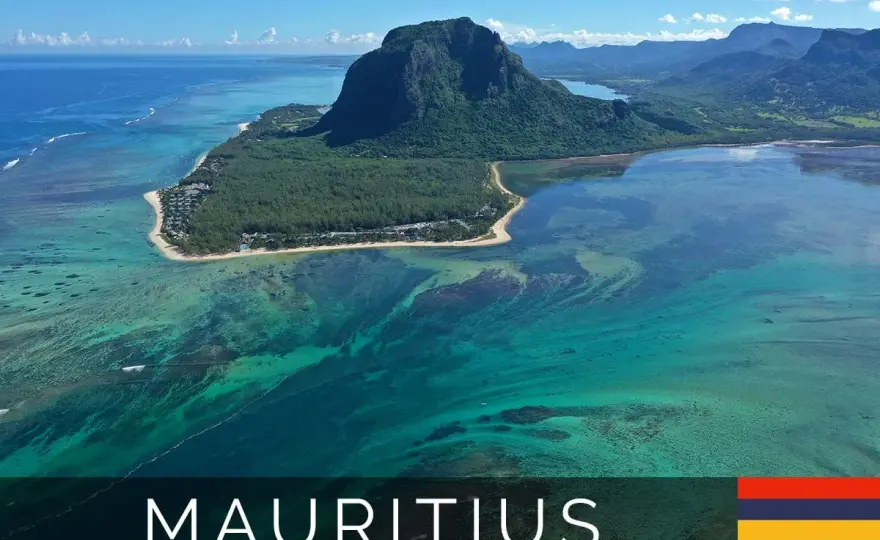Mauritius-Unterwasser-Wasserfall - so wirkt die Illusion am besten