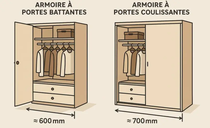 Profondeur dressing - Le guide pour un rangement parfait