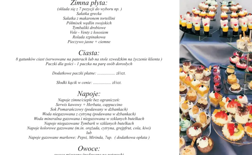 Catering Kotórz Mały: Znajdź idealną ofertę na przyjęcie