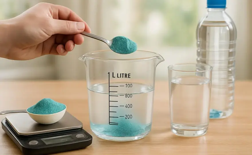 Bouillie bordelaise, quel dosage pour 1 litre d’eau ?