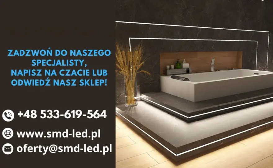 LED przy wannie - Jak uniknąć błędów i stworzyć SPA?