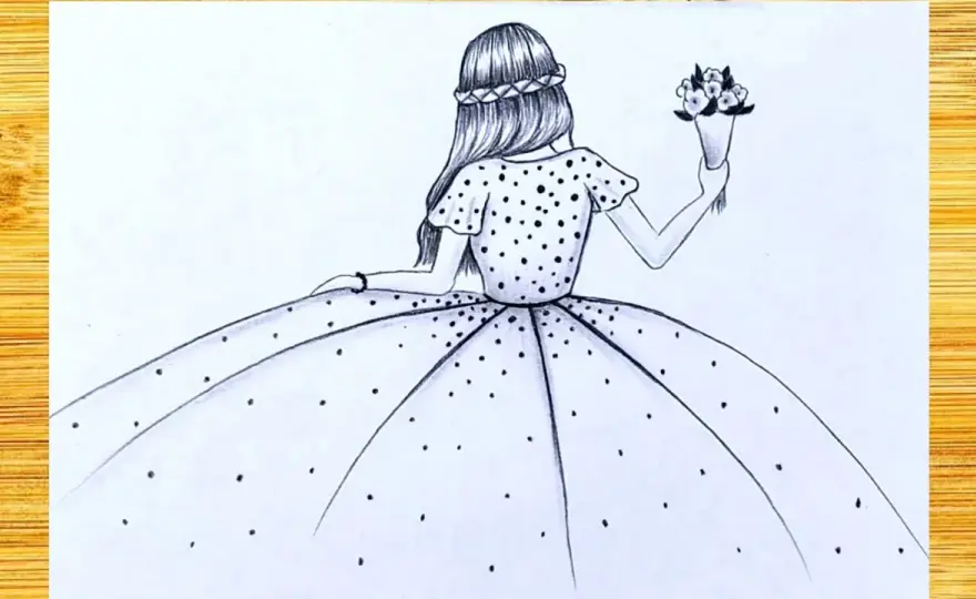 Aprende a dibujar un vestido de novia: Detalles que enamoran
