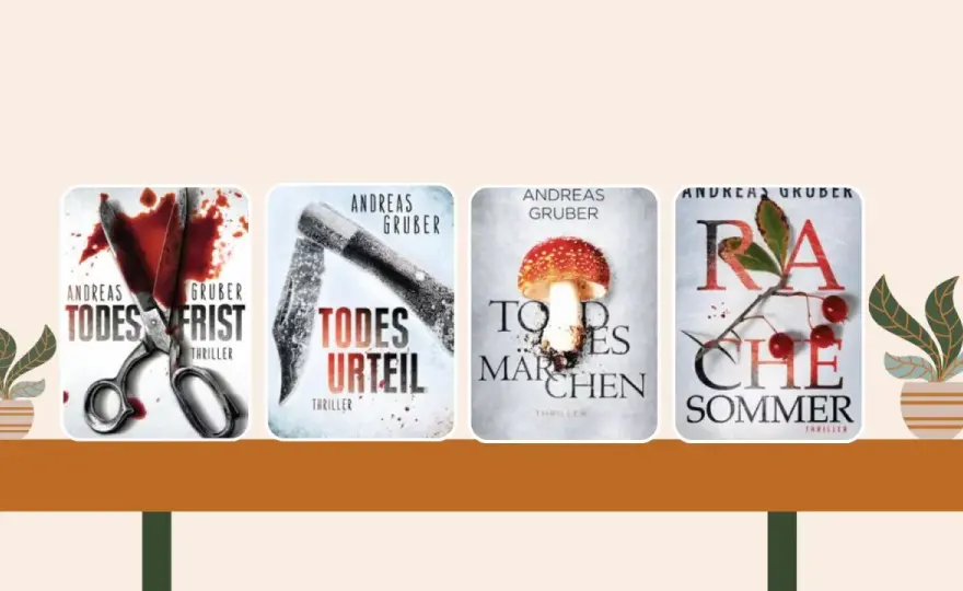 Andreas Grubers Bücher in Reihenfolge - alle Serien im Überblick
