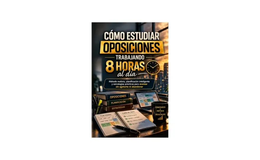 Cómo estudiar oposiciones trabajando sin perder el ritmo