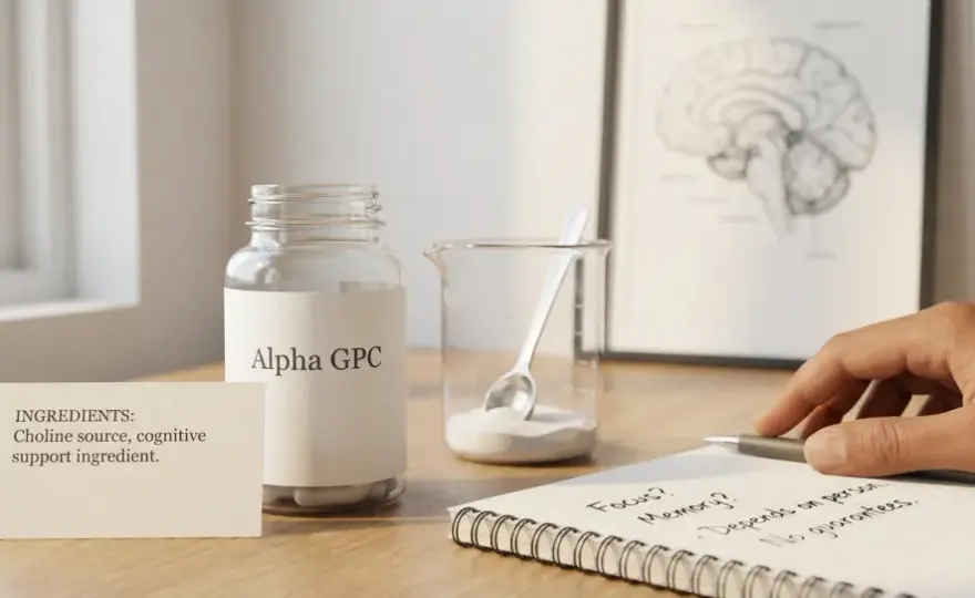 Alpha-GPC: cos'è, come funziona e quando usarlo davvero