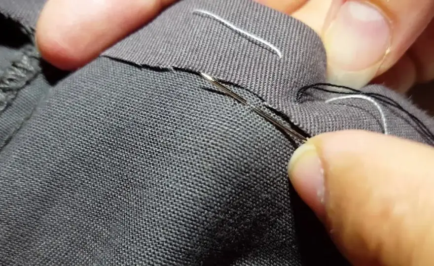 Domina coser bajos a mano: El truco invisible para tus pantalones