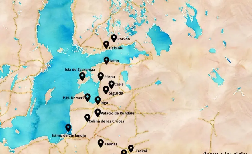 Países bálticos: Estonia, Letonia, Lituania y tu ruta ideal