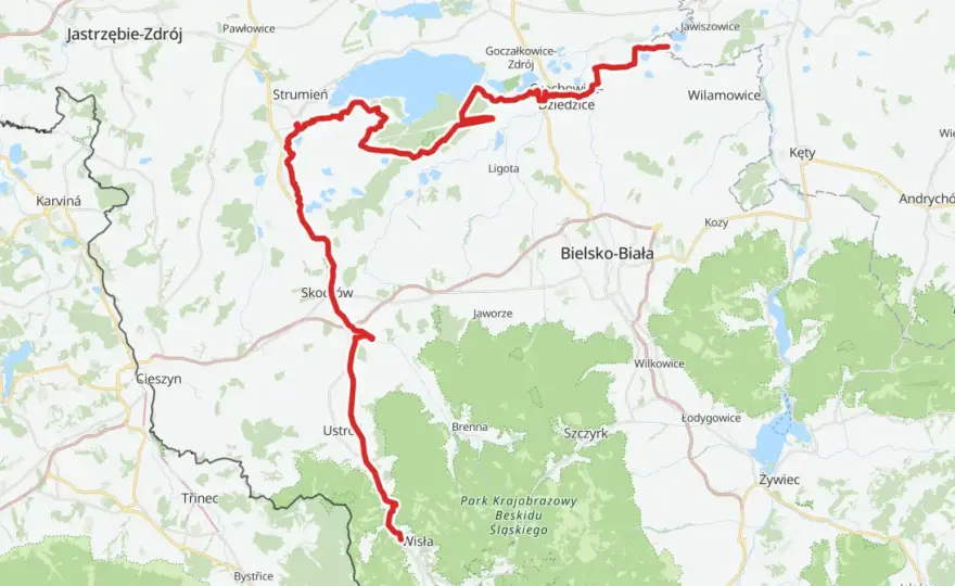 Mapa trasy rowerowej wzdłuż Wisły - plany na niezapomnianą przygodę
