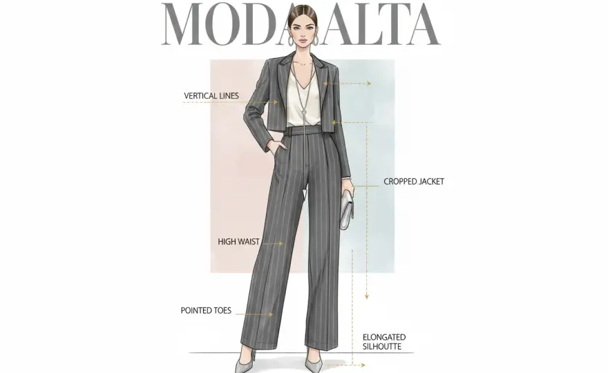 Piernas más largas - Trucos de moda para estilizar tu figura
