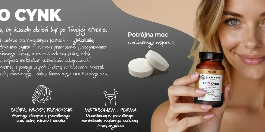 Cynk na metabolizm i skórę - czy to działa?