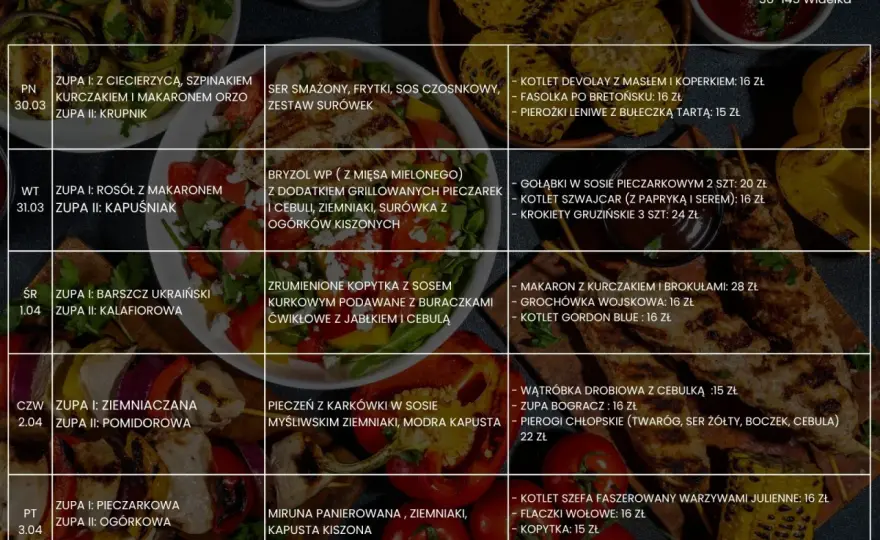Na Widelcu Augustów: Restauracja & Catering - Menu, Ceny, Opinie