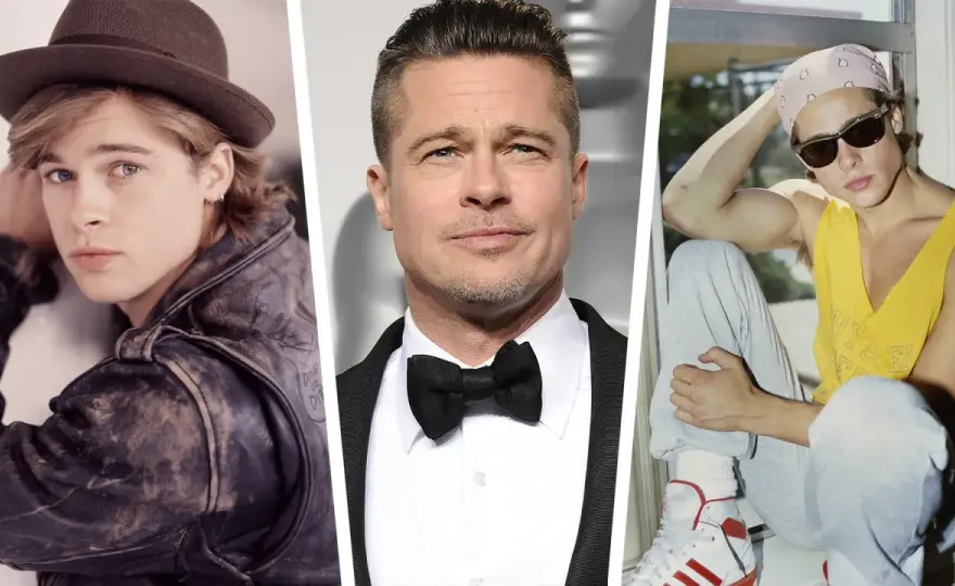 Unga Brad Pitt - Så blev han superstjärna på 90-talet