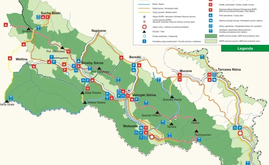 Gdzie zaczynają się Bieszczady - Poznaj granice i bramy regionu