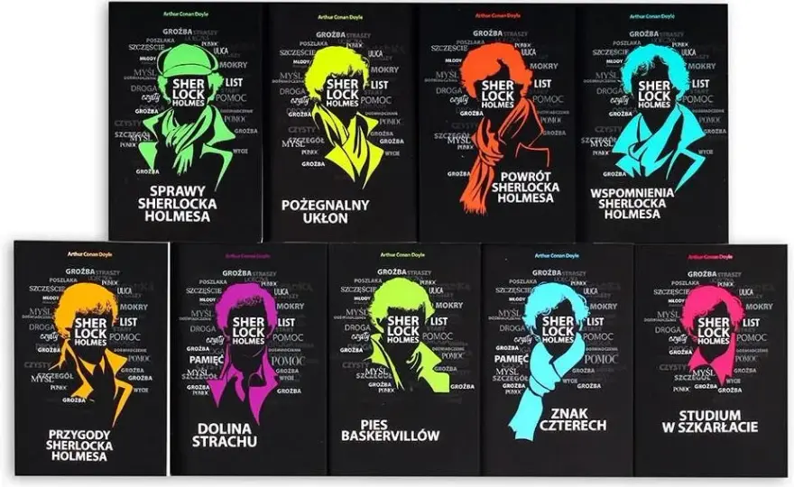 Wszystkie książki o Sherlocku Holmesie - kompletna lista w kolejności czytania