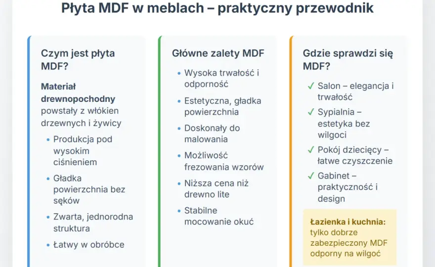 MDF - Co to jest i do czego służy? Przewodnik po płytach MDF