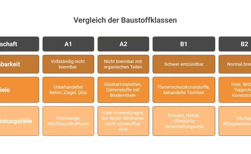 Brandklasse B – Was Baustoffe wirklich leisten müssen