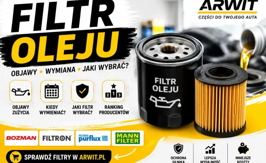 Filtr oleju - Wybierz dobrze lub ryzykuj awarię silnika!