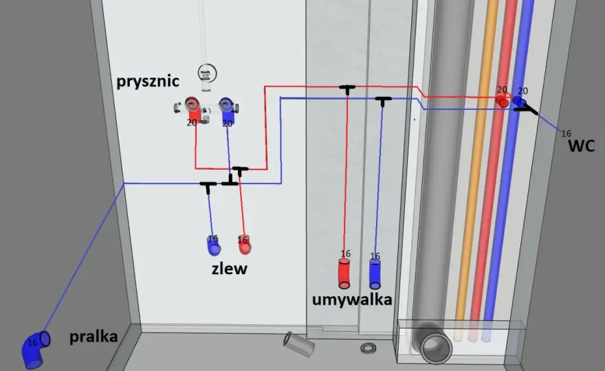 PEX 16 czy 20 do wody? Jak dobrać średnicę rury
