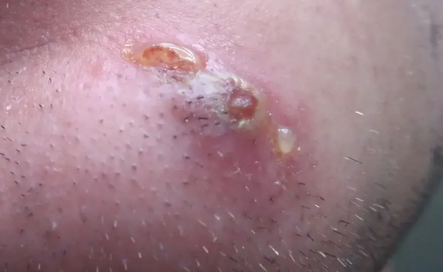 Guzek pod skórą na brodzie - Co oznacza i kiedy do lekarza?